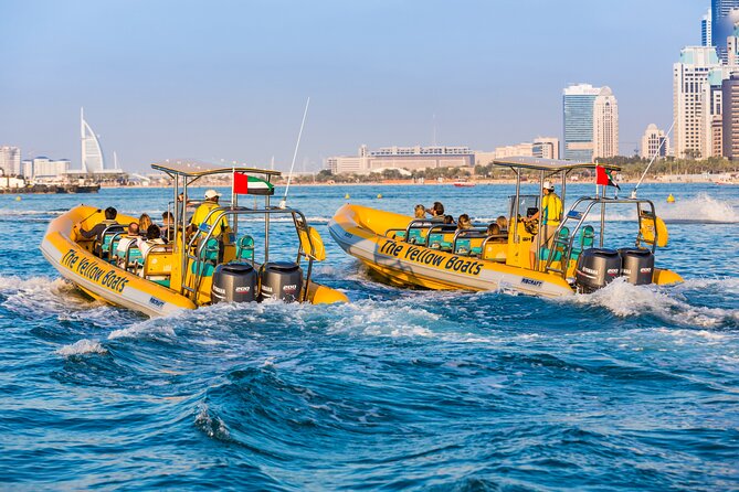 Dubai Marina Guided Sightseeing High-Speed Boat Tour - Meeting and Pickup