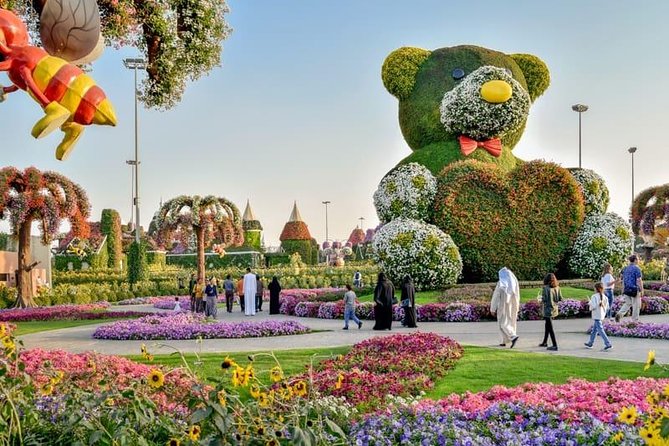 Dubai Miracle Garden With Private Round Trip Transfers - Gardens Highlights