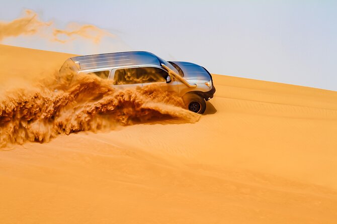 Dubai Morning Evening Desert Safari,Sand Boarding and Camel Ride - Transportation and Duration