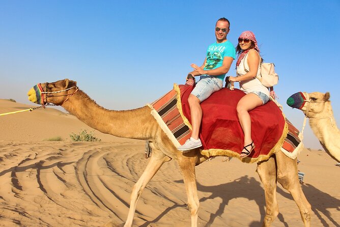 Dubai Morning Private 4x4 Desert Safari Sand Boarding Camel Ride - Pickup and Starting Time