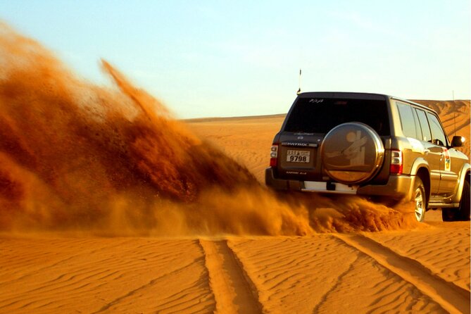 Dubai Private Evening 4x4 Red Desert Safari&Camel Ride,BBQ Dinner - Pickup Details