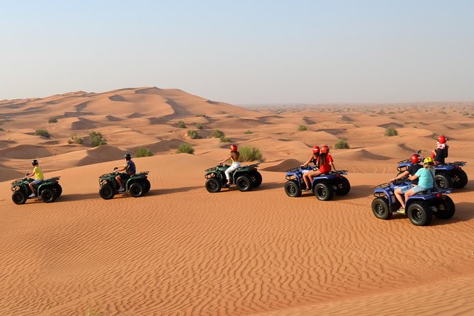 Dubai Red Dunes ATV, Camels, Stargazing & 5* BBQ Al Khayma Camp - Sandboarding Excitement