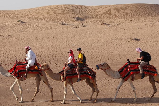 Dubai Sunset Camel Trekking With BBQ Dinner at VIP Camp - Health and Safety Guidelines