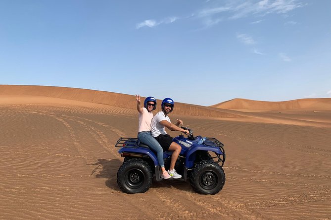 Dubai: Unique SUNSET Quad Bike Red Dunes Safari - Quad Bike Experience