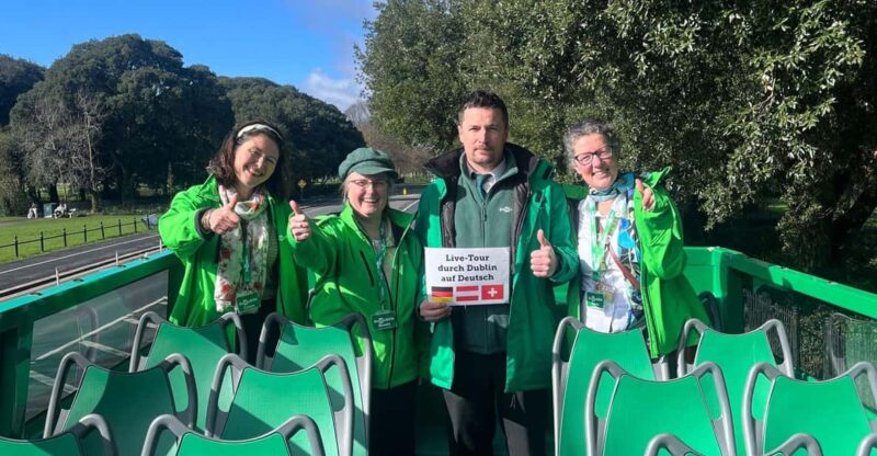 Dublin: Hop-On Hop-Off Tour With Live German Commentary - Tour Experience