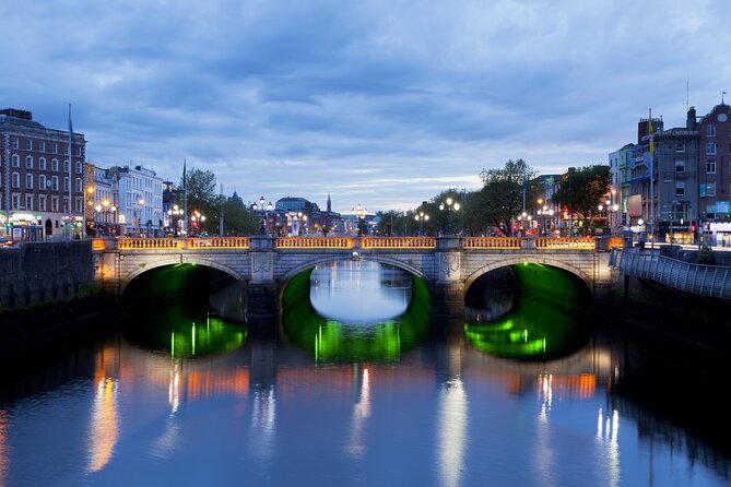 Dublin Live Guided Panoramic Open-Top Night Bus Tour - Cancellation and Booking