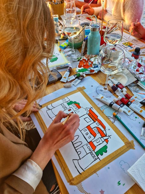 Dubrovnik-Bosanka: Art Class With Golden View Experience - Workshop Details