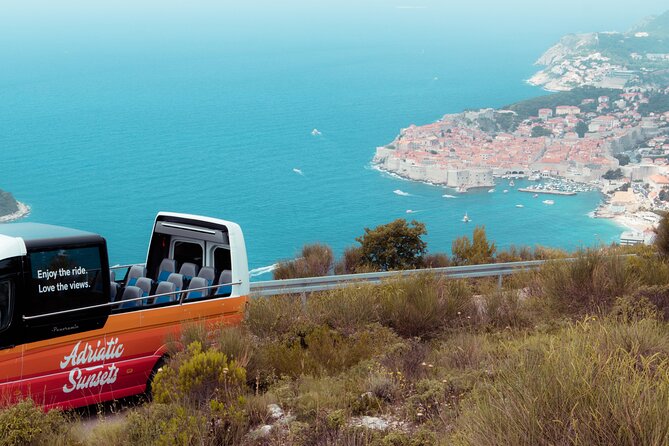 Dubrovnik: Convertible Minibus Panorama Tour With Audio Guide - Tour Itinerary and Route