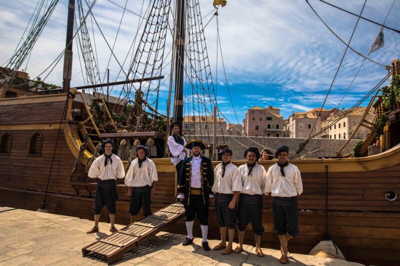 Dubrovnik: Galleon Cruise With a Live Show & Drink at Sunset - Meeting Point