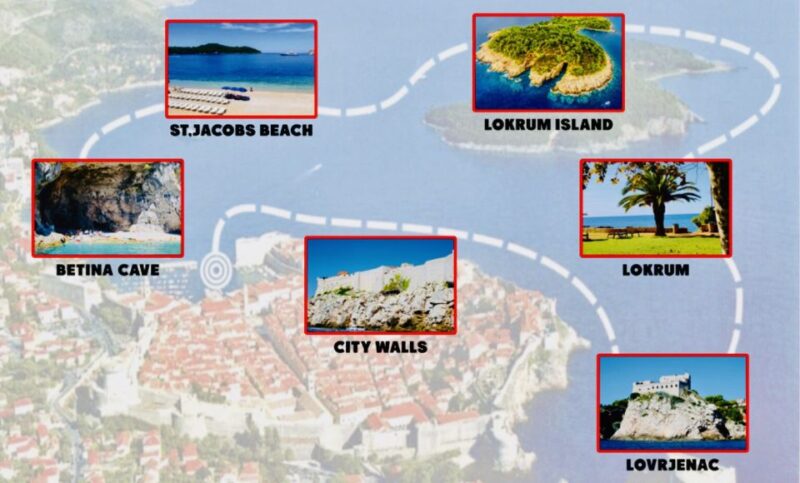 Dubrovnik: Lokrum Island and Betina Cave Boat Tour - Itinerary and Activities