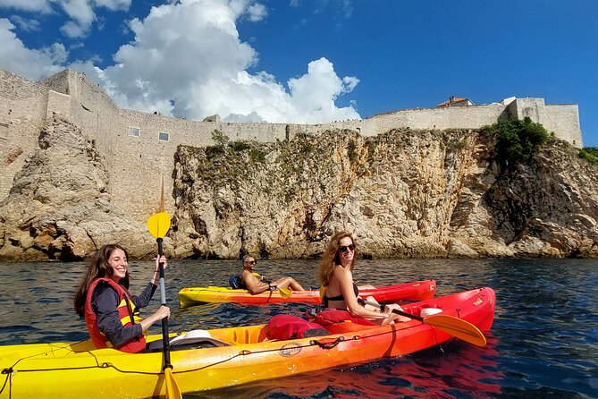 Dubrovnik Old Town Walls and Betina Cave Beach Kayak Tour - Kayaking to Betina Cave Beach