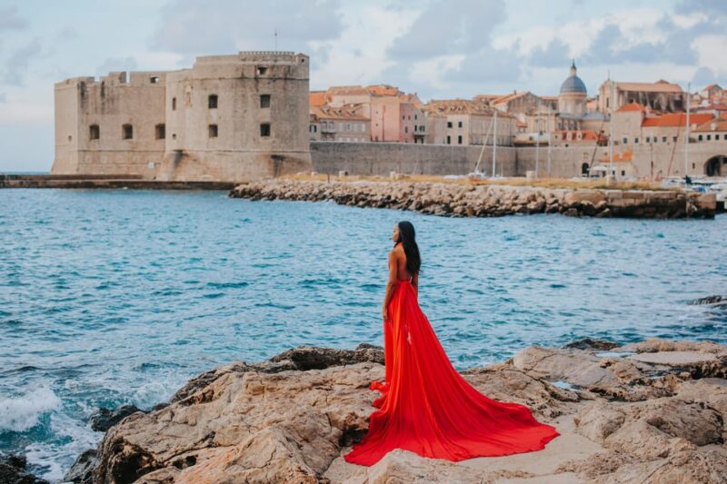 Dubrovnik: Private Flying-dress Photoshoot - Customizable Tour and Photo Stops