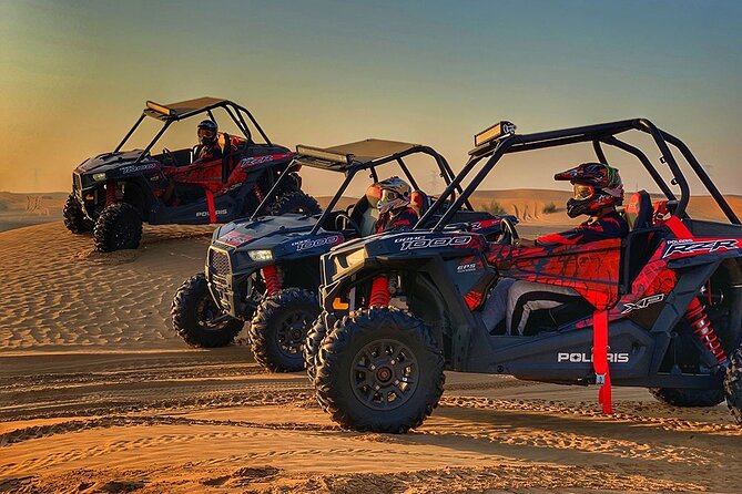 Dune Buggy Ride With Camel Rides, Sand Boarding With Free Pickup From Dubai - Inclusions
