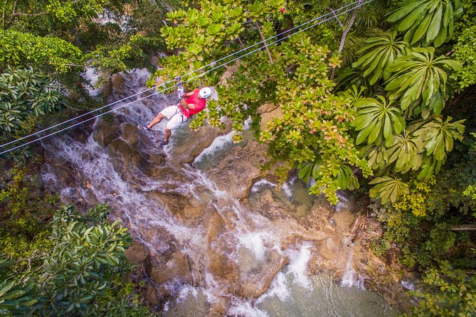 Dunns River Falls and Zipline (Over the Falls) Adventure Tour From Ocho Rios - Whats Included