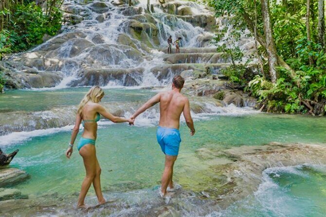 Dunn's River Falls , Bamboo Rafting & ATV Ride from Montego Bay - Key Points