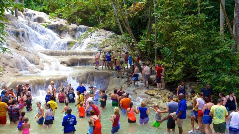 Dunns River Falls Climb, Access to Beach, Waterpark, Garden - What to Bring