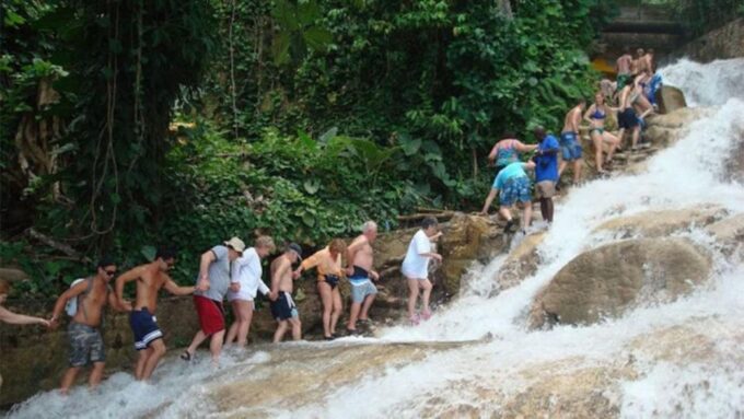 Dunns River Falls Climb, Access to Beach, Waterpark, Garden - Transportation Options
