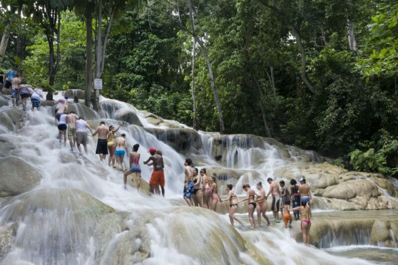 Dunn's River Falls, Margaritaville Beach and Shopping Tour - Key Points