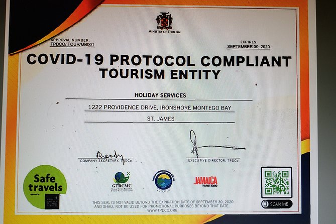 Dunns River Falls Tour From Ocho Rios - Health and Safety Information