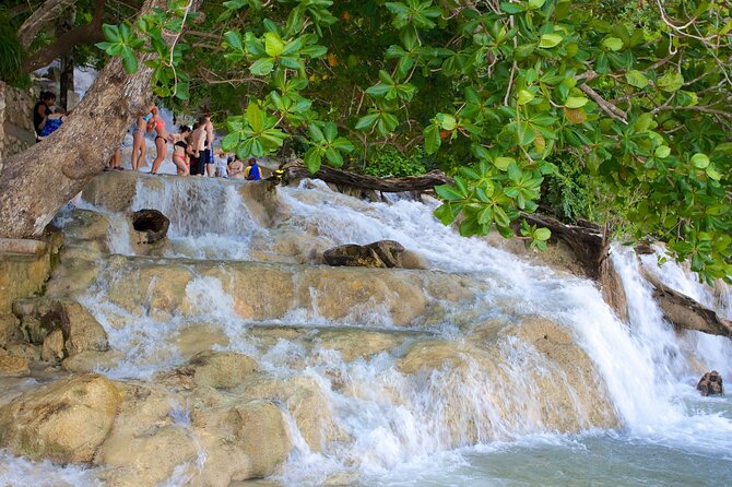 Dunns River Falls, Zipline, Bamboo Rafting & Horseback Tour - Ziplining Adventure
