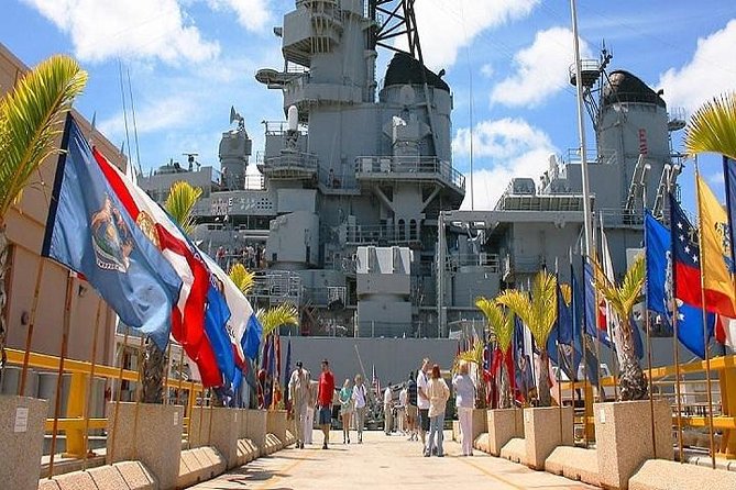 (Duplicate) Battleships of WWII at Pearl Harbor From Waikiki - Inclusions and Exclusions