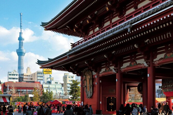 Dynamic Tokyo: Tokyo Tower, Tea Experience, Bay Cruise Day Tour - Nakamise Street