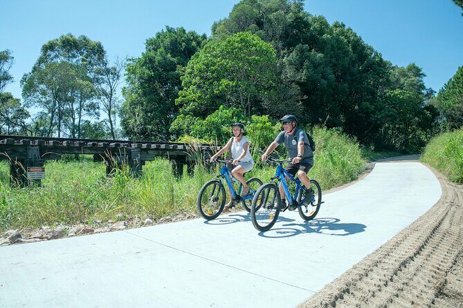 E bike Rail Trail and Husk Distillery Lunch Gold Coast and Byron - FAQ