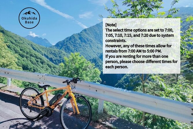 E-Bike Rental in Takayama, Gifu - Mountain Cycling - Key Points