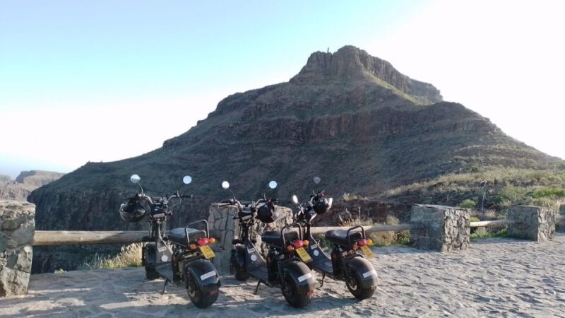 E-Scooter 2 Seat Tour Playa Del Ingles or Ayagaures Mountain - Key Points
