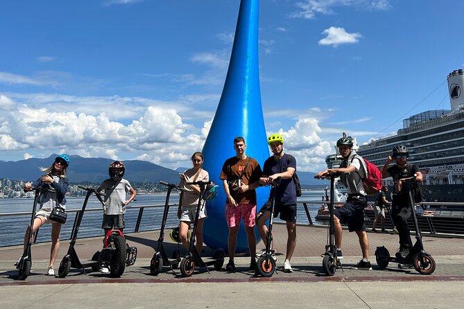 E-Scooter + EUC Guided Tour to the Secret Spots in Vancouver. - Tour Includes
