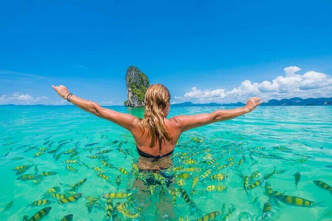 Early bird Krabi to Phi Phi islands + 4 Islands by Speedboat - Key Points
