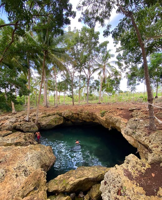 East Bohol: Anda, Rice Terraces, Waterfalls, Lamanok Island - Swimming in Cave Pools