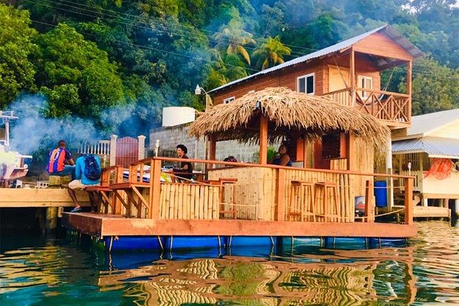 East End Private Floating Tiki Bar Getaway Plus Transportation - Key Points