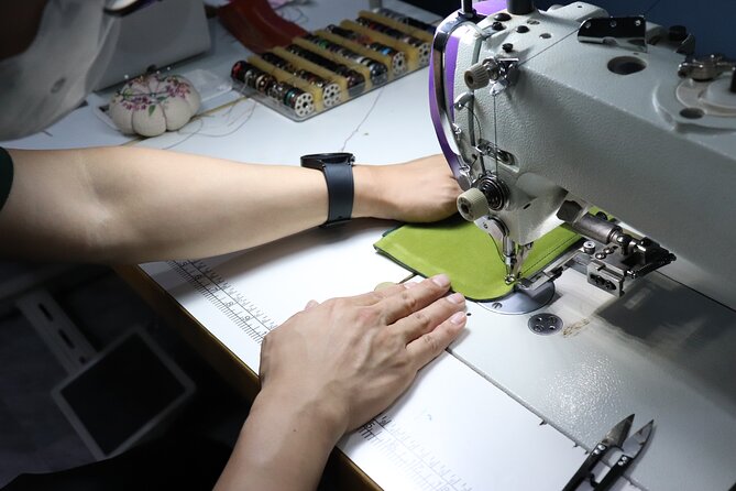 Easy Pouch Sewing Class With Real Leather - Learn From Experts - Learning Experience
