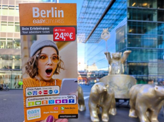 EasyCityPass Berlin: Zone AB Public Transport and Discounts - Ticket Delivery