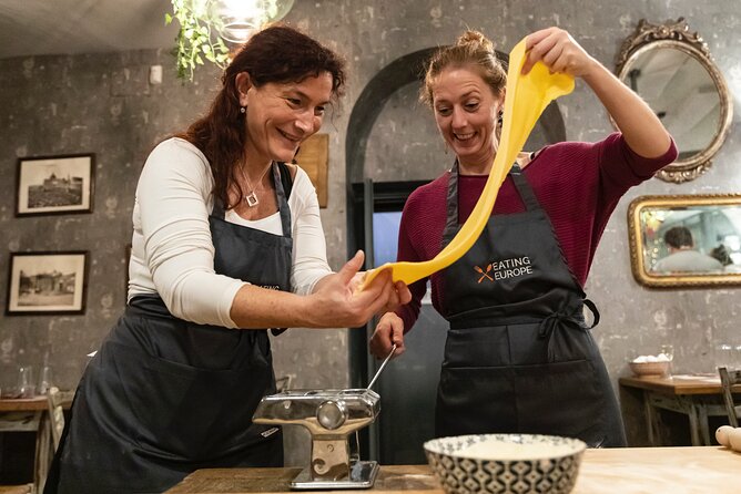 Eating Rome: Trastevere Pasta Making Class - Exploring San Cosimato Food Market