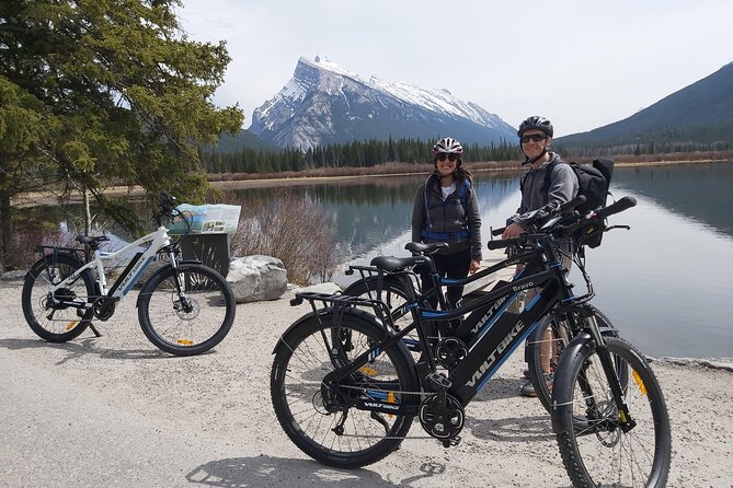 Ebike and Hike Banff to Johnston Canyon Small Group Guided Program - Biking Along Bow Valley Parkway