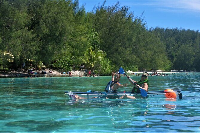 Eco guided excursion to the lagoon of Moorea in transparent kayak 1/2 day morning - Practical Details and Value for Money