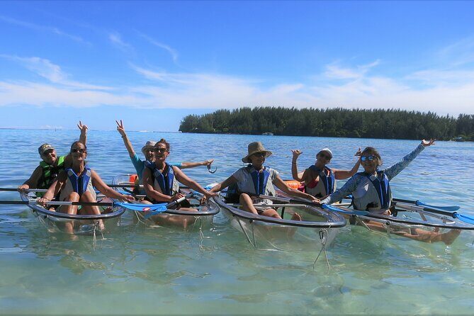 Eco guided excursion to the lagoon of Moorea in transparent kayak 1/2 day morning - FAQ