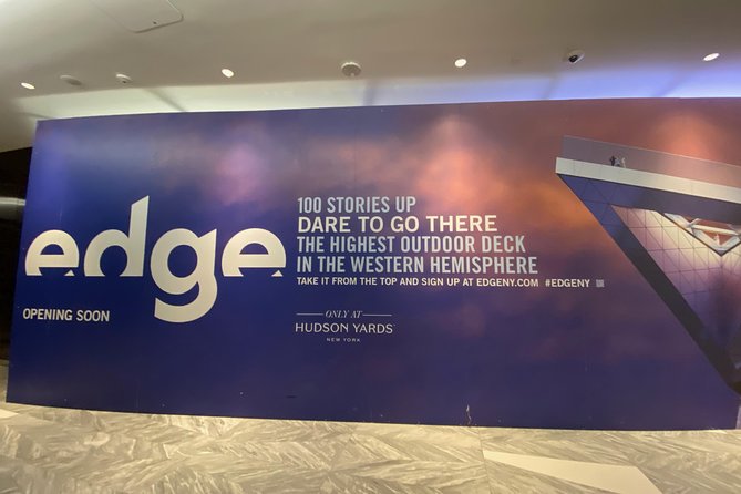Edge Observation Deck Times Square & Hudson Yard Tour - Tour Logistics