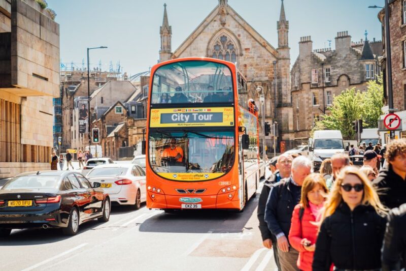Edinburgh: Hop-On Hop-Off City or Britannia Bus Tour - City Tour Stops