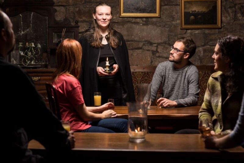 Edinburgh: Underground Vaults Evening Ghost Tour With Whisky - Highlights of the Experience