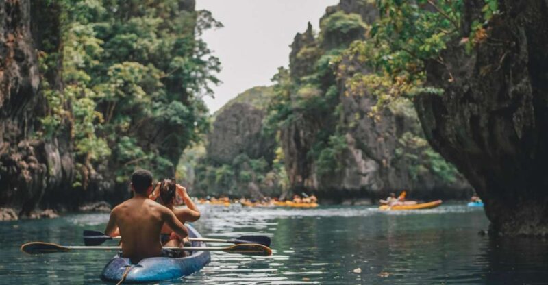 El Nido: Hidden Beaches and Lagoons Boat Hopping Tour D - Itinerary Highlights