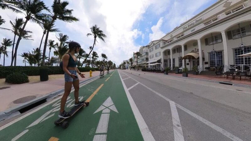 Electric Skateboarding Tours Miami Beach With Video - Itinerary Highlights