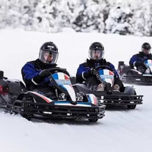 Electric Snow Scootering, Lunch and Ice Karting Full Day - Lappish Lunch