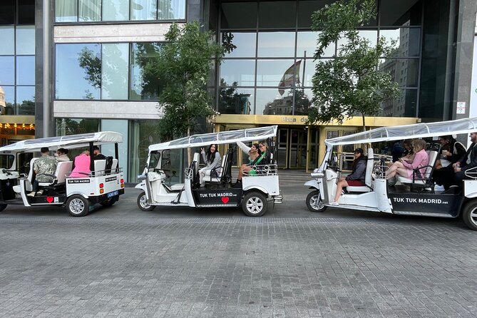 Electric Tuk-Tuk Tour Through MODERN MADRID - Inclusions