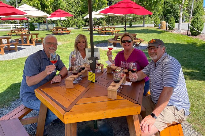 Elegance Unforgettable Tesla Wine Tour & Lunch - Fraser Valley Winery Visits