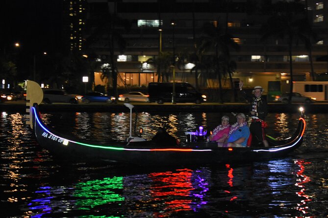 Elegant Evening Date Night Gondola Cruise in Waikiki - Inclusions and Highlights