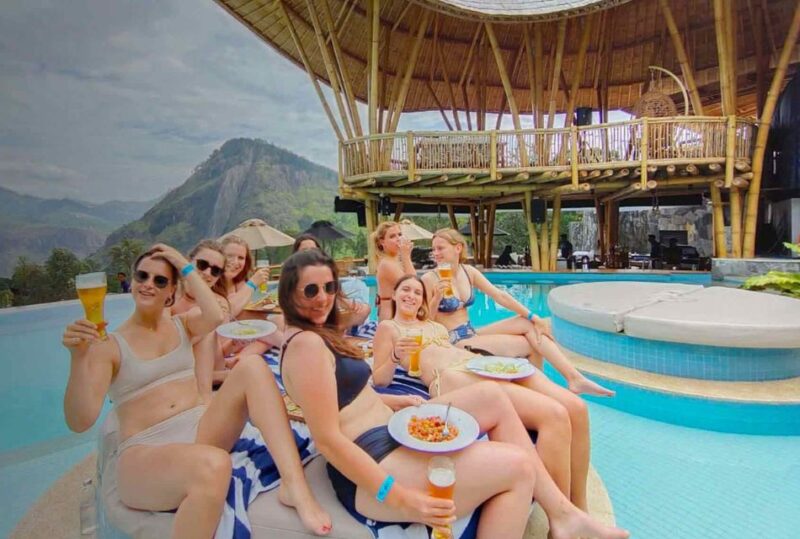 Ella Ravana Pool Club Dip & Dine+2 Free Cocktails!+Zipline - Booking Information