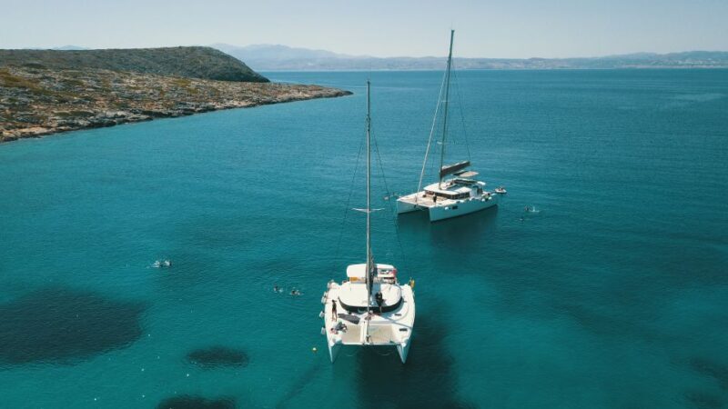 Elounda: Private Catamaran Trip With Food and Drinks - Itinerary Details